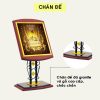 Bảng welcome bằng gỗ viền inox