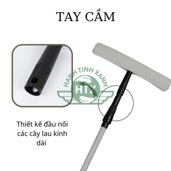 Tay cầm lau kính có thể kết hợp với các cây nối dài 