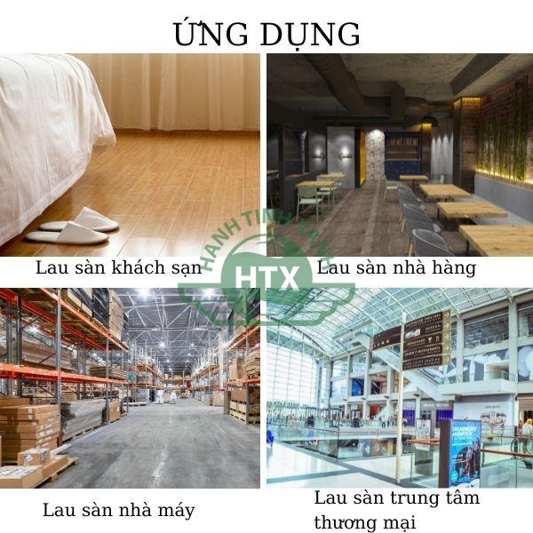 Cây lau sàn công nghiệp được ưa chuộng sử dụng tại khách sạn, nhà hàng, trung tâm thương mại,...