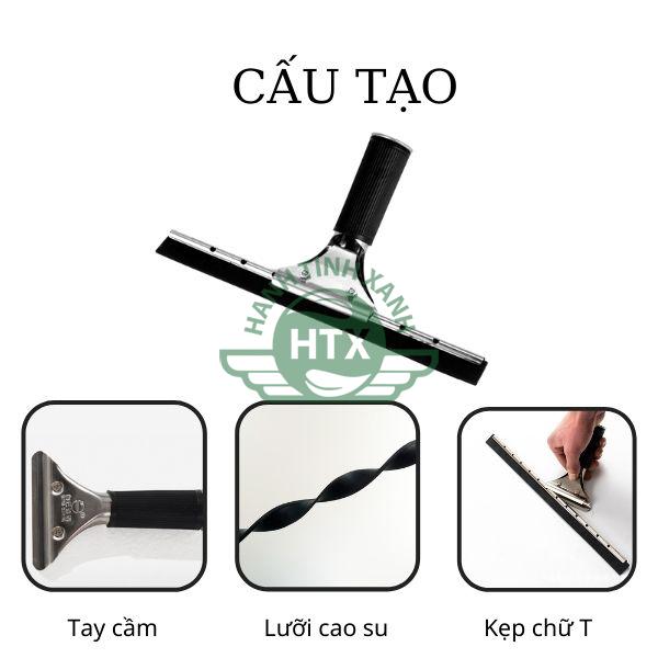 Cấu tạo của bộ làm sạch kính inox