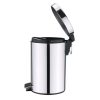 Thùng rác inox đạp chân tròn 30L