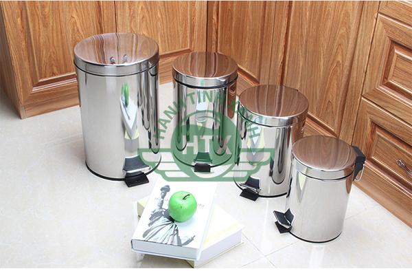 Thùng rác inox đạp chân 30L