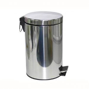 Thùng rác inox đạp chân tròn 5L