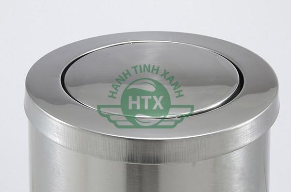 Thùng rác inox nắp lật