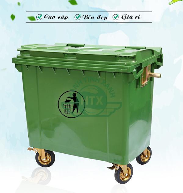 Thùng rác nhựa HDPE 660 lít