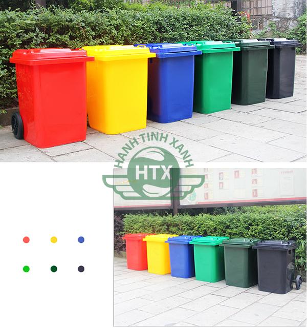 Thùng rác nhựa HDPE 80 lít