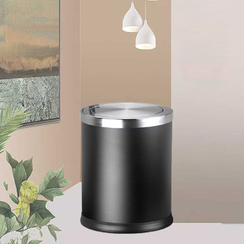 Thùng rác thép sơn tĩnh điện nắp lật
