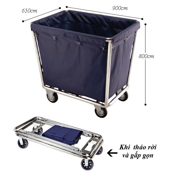 Kích thước xe giặt là