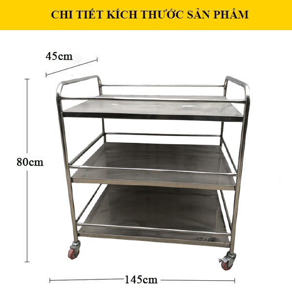 Thông số kích thước xe vận chuyển đồ ăn