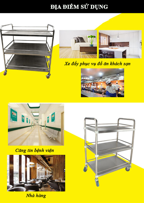 Phù hợp với nhiều không gian sử dụng