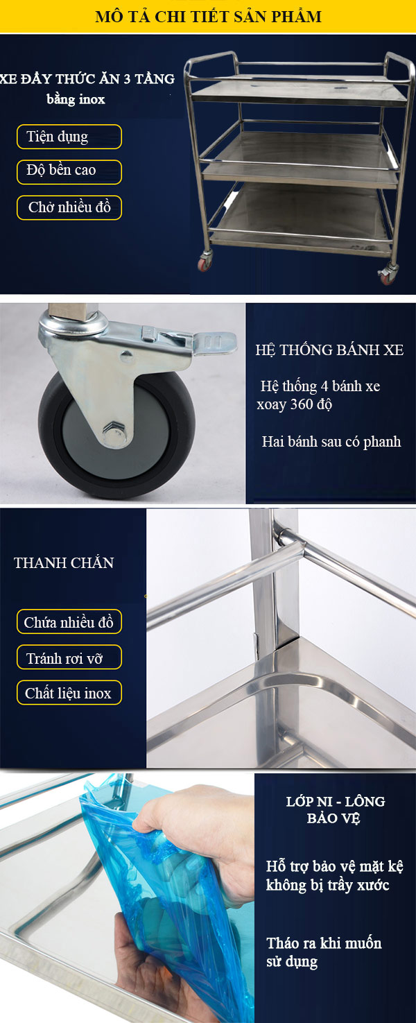 Các đặc điểm chi tiết cấu tạo sản phẩm