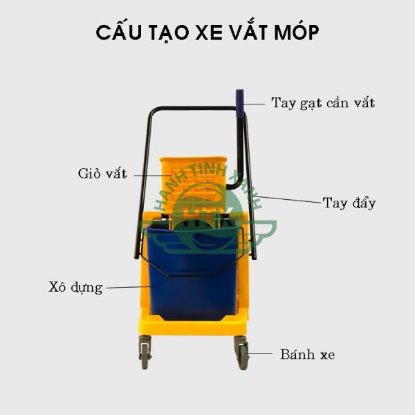 Cấu tạo cơ bản của xe vắt 34 lít