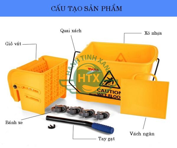 Cấu tạo chính của xe vắt 20L