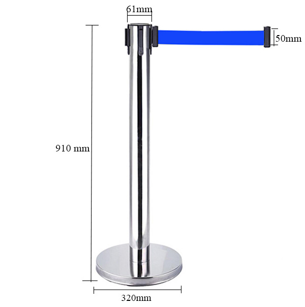 Cột chắn Paloca với kích thước cụ thể