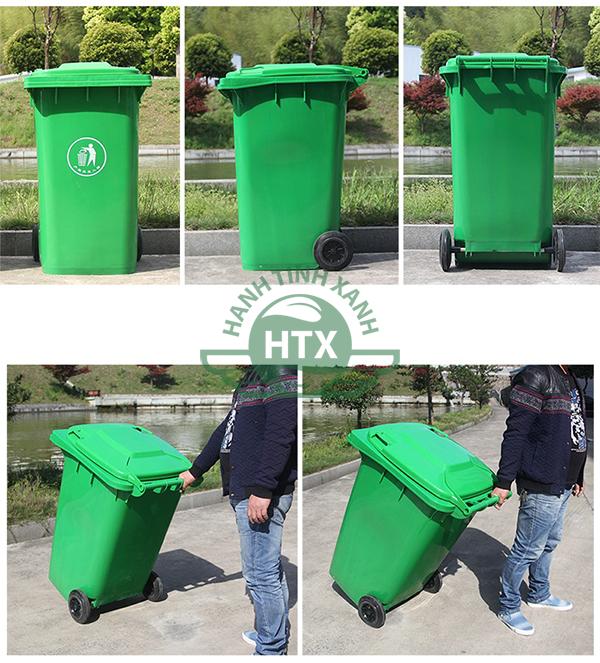 Thùng rác nhựa 240 lít HDPE