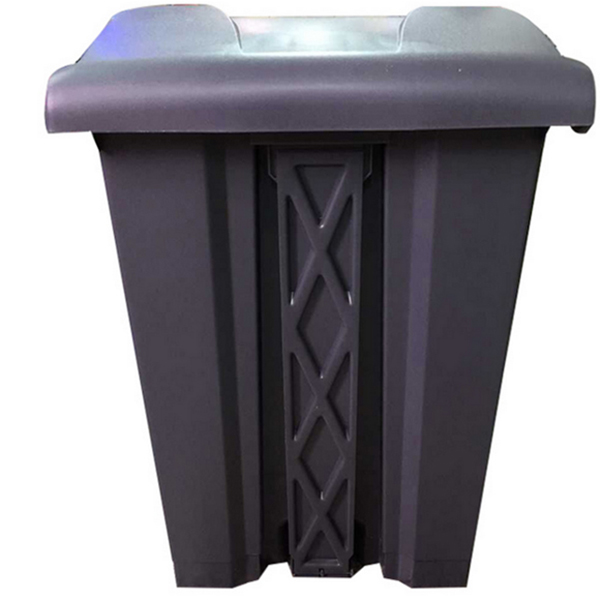 Mặt sau thùng rác nhựa đạp chân 30L