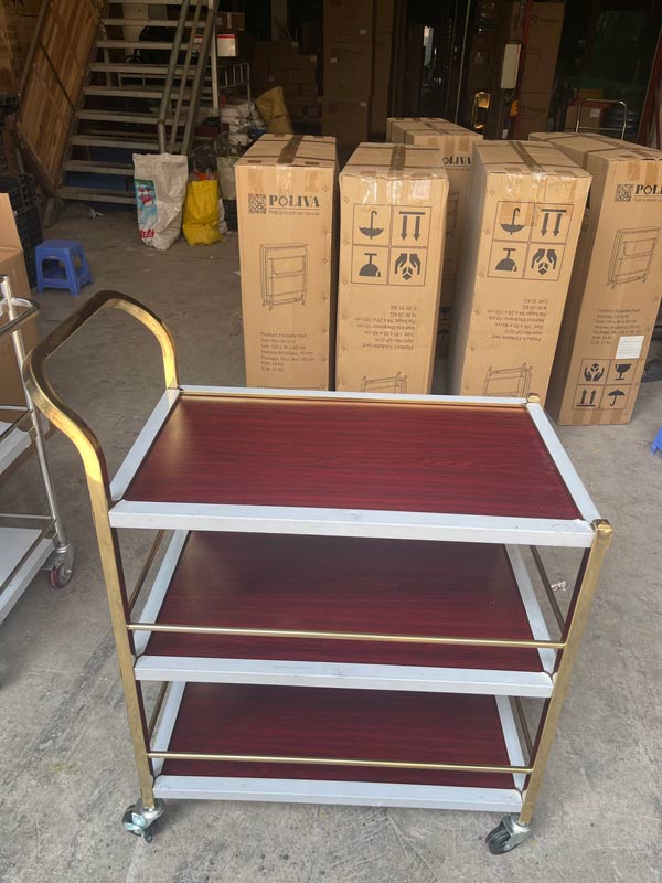 xe đẩy phục vụ nhà hàng