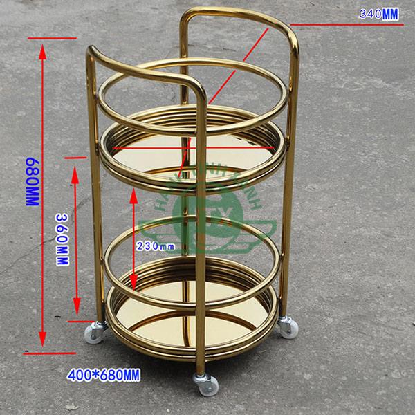 Kích thước của xe đẩy rượu nhà hàng