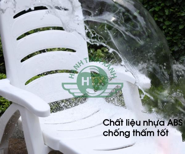 Chất liệu ghế nhựa ABS chống thấm cực tốt