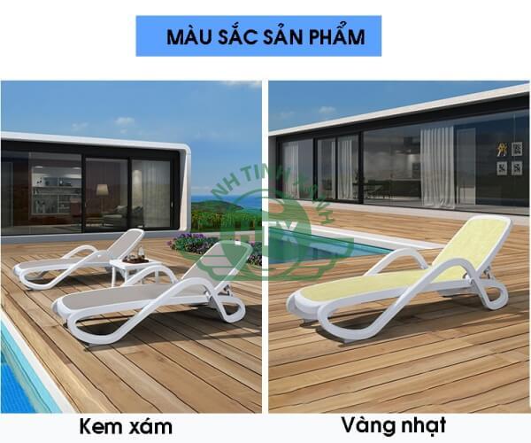 Ghế nằm hồ bơi cao cấp