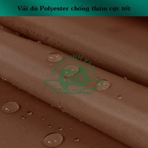 Cận cảnh vải Polyester chống thấm nước