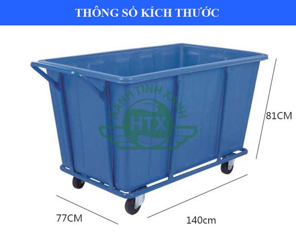 Kích thước xe giặt là rộng rãi