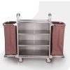 Xe dọn phòng khách sạn inox