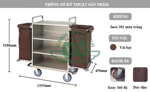 Chi tiết thông số kỹ thuật của mẫu xe làm buồng