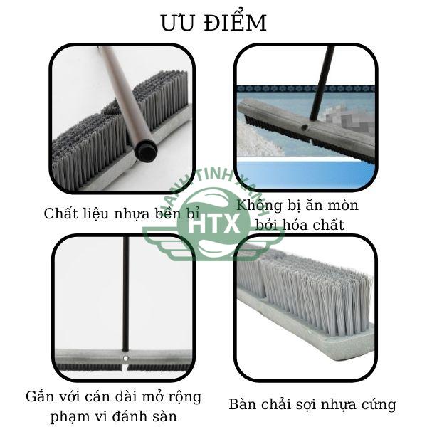 Chổi chà sàn cán dài với ưu điểm làm sạch vượt trội