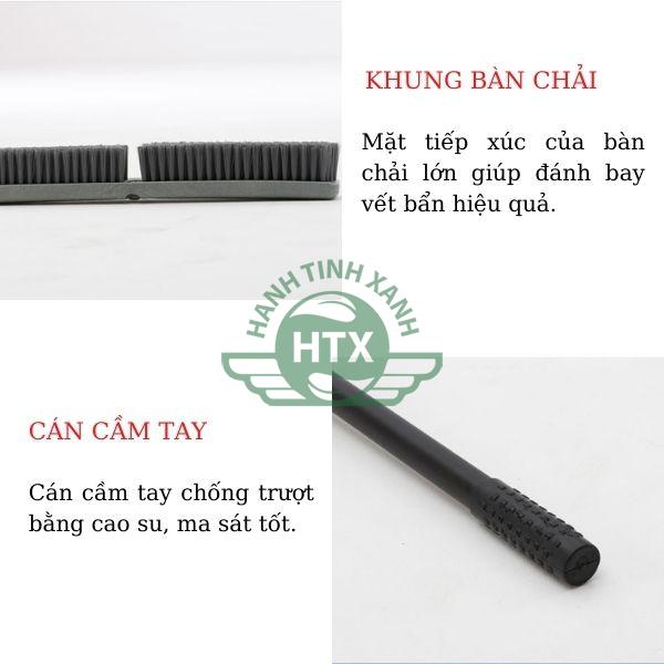 Chổi cọ sàn nhà có tay cầm nhôm chắc chắn, cứng cáp