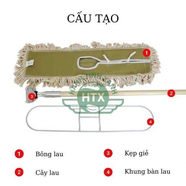 Cấu tạo chính của bộ lau sàn nhà công nghiệp