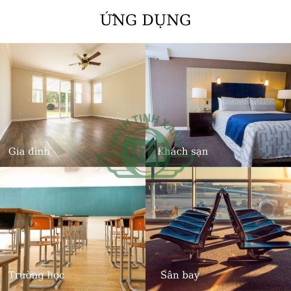 Ứng dụng của bộ gạt nước sàn nhà bằng inox