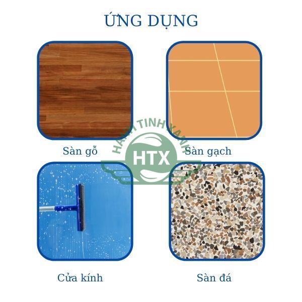 Sản phẩm cây gạt ứng dụng đa dạng trên mọi loại mặt sàn