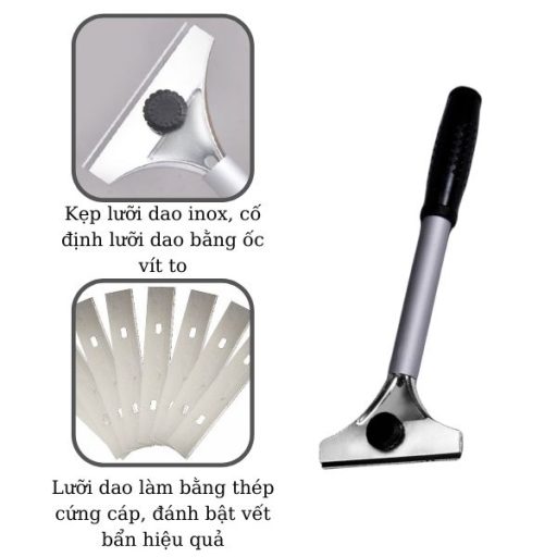 Dao cạo sàn cán inox lưỡi thép không gỉ, chất lượng cao, giá rẻ