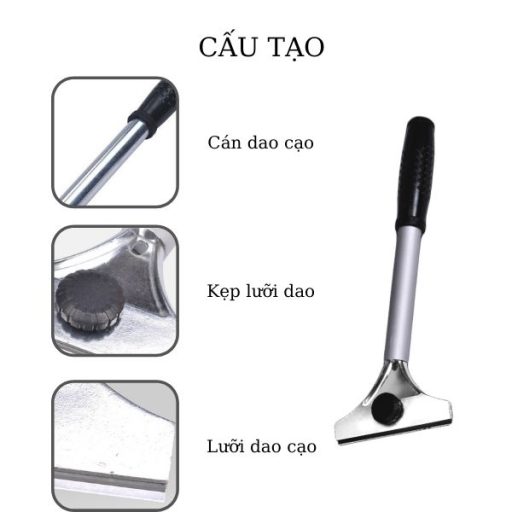 Dao cạo sàn cán inox lưỡi thép không gỉ, chất lượng cao, giá rẻ