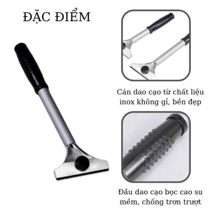 Dao cạo sàn cán inox lưỡi thép không gỉ, chất lượng cao, giá rẻ