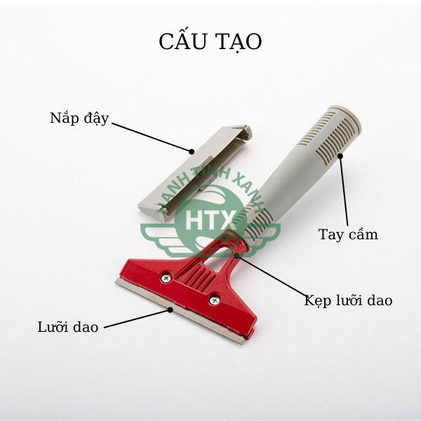 Cấu tạo sản phẩm dao cạo cán nhựa nhập khẩu