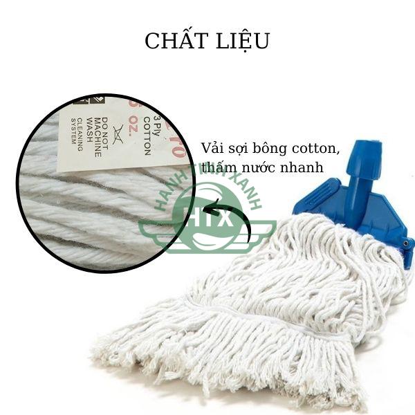 Giẻ lau sàn ướt thay thế làm 100% từ cotton cao cấp