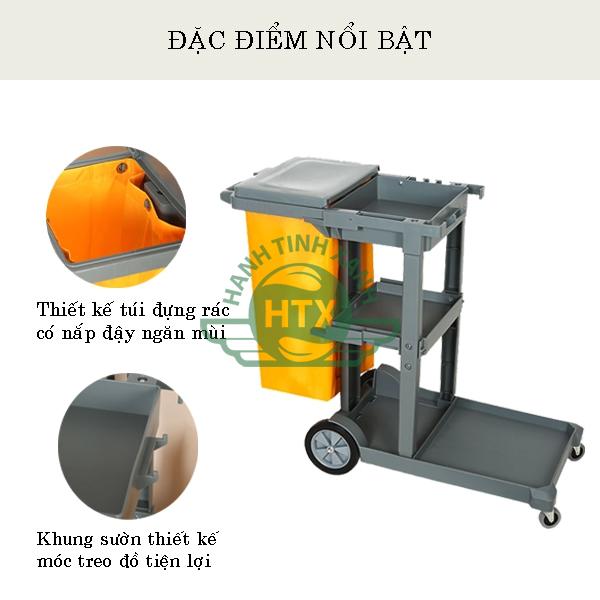 Túi đựng rác làm từ chất liệu vải vạt chống thấm nước