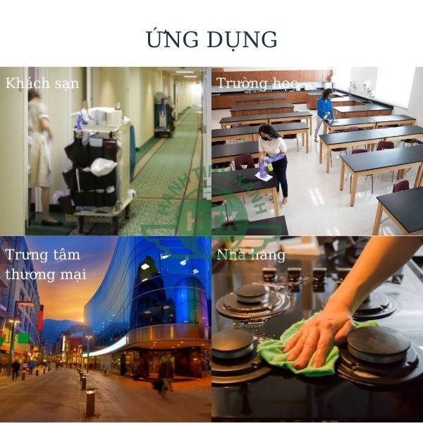 Ứng dụng của xô lau kính chuyên dụng màu ghi