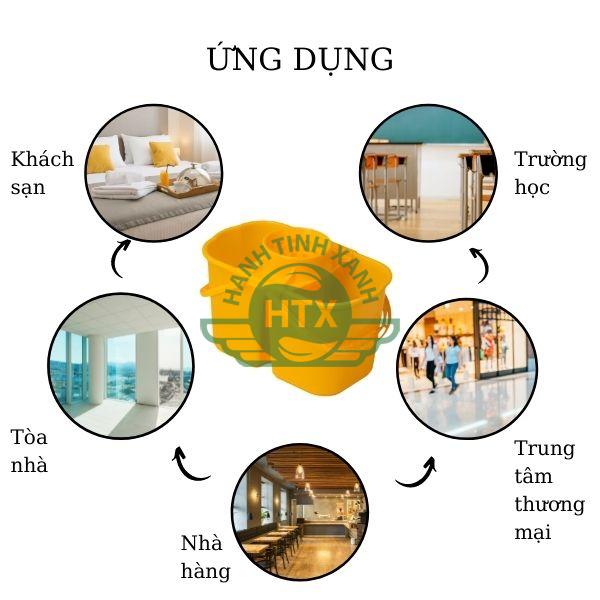 Thiết kế thông minh và gọn nhẹ của thùng vắt nước lau nhà 15L