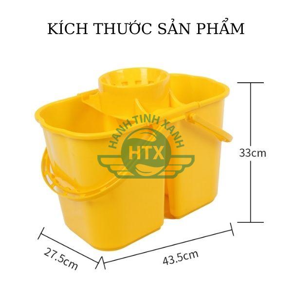 Chi tiết kích thước xô vắt nước 15L