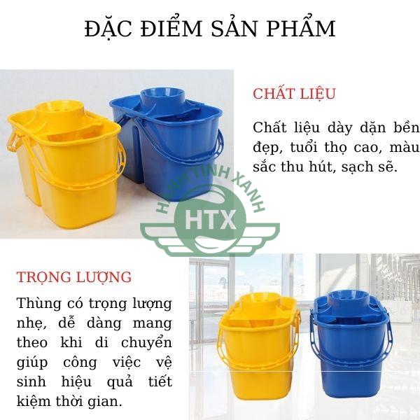 Đặc điểm nổi bật của xô vắt nước 15L