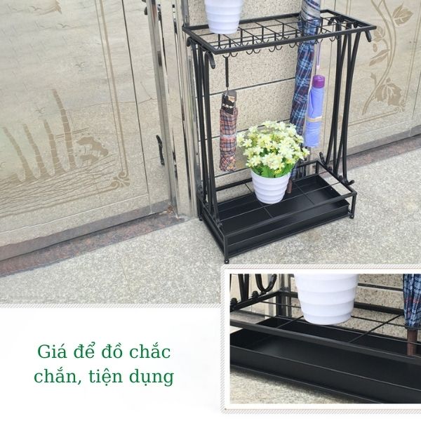 Giá để ô tiện lợi giúp không gian gọn gàng, ngăn nắp