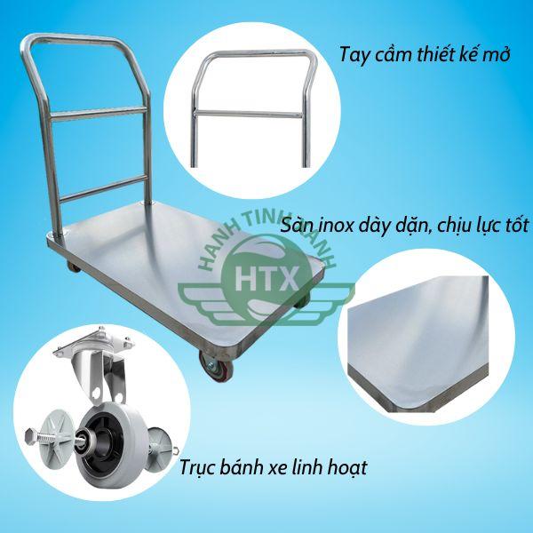 Kết cấu xe đẩy nhỏ gọn với ít chi tiết