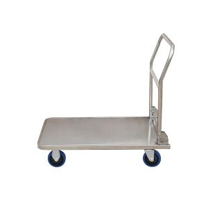 Xe kéo hàng 4 bánh inox gấp gọn