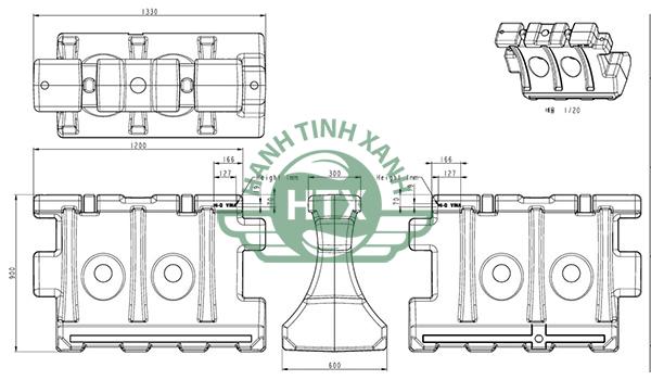 Kích thước dải phân cách di động