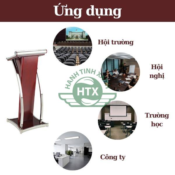 Mẫu bục phát biểu sử dụng tại những không gian sang trọng