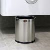 Thùng rác 2 lớp inox tròn Ø22.5 (14L)