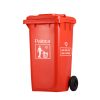 Thùng rác nhựa HDPE 120L màu đỏ